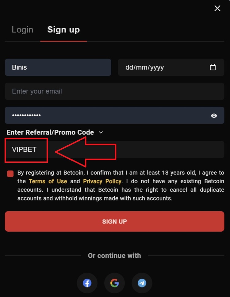 Betcoin.ag Promo Code VIPBET