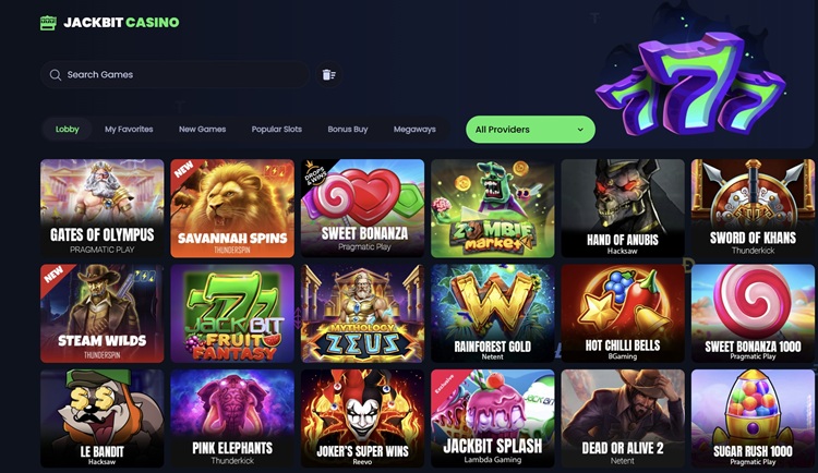 Jackbit Casino Games